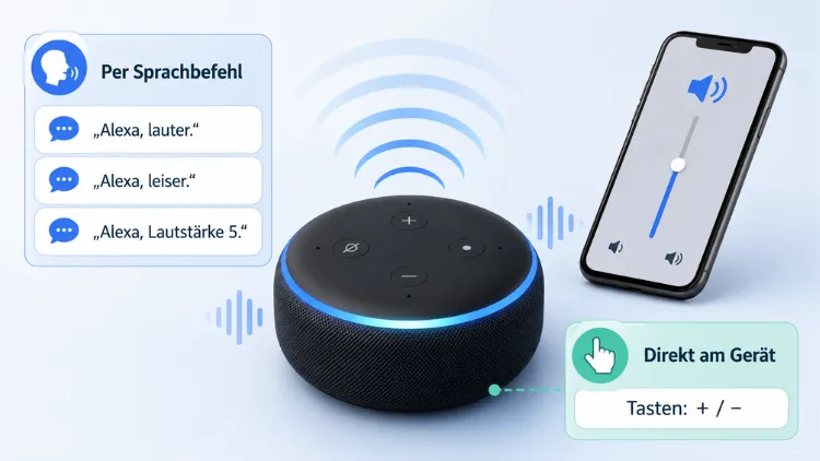 Alexa-Lautstärke ändern: So geht es besonders schnell
