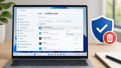 Antivirensoftware von Dritten deinstallieren in Windows 11